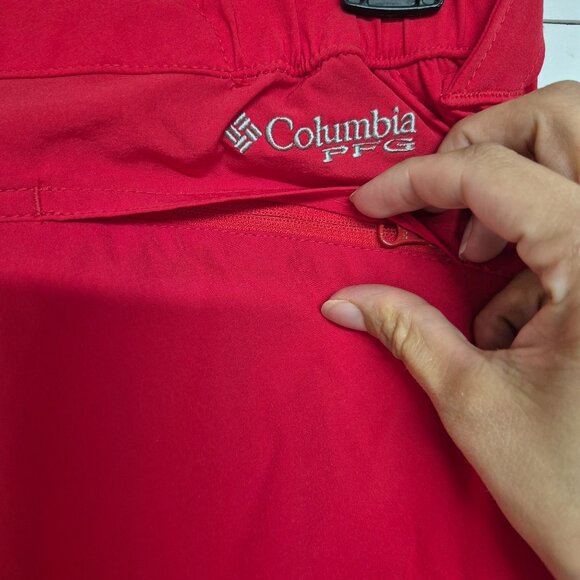 Columbia Womens Red Size 2  Lightweight Quick-Dry Outdoor Activewear Shorts - Picture 6 of 8